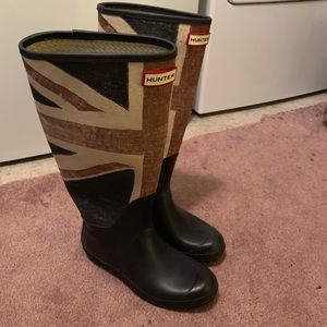 Hunter Boots British Flag